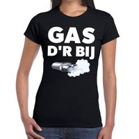 Gas der bij festival t-shirt zwart dames