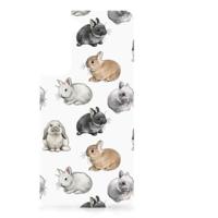 Dierenprint Telefoonhoesje voor Samsung Galaxy S21FE Konijntjes