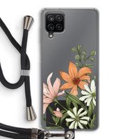 Floral bouquet: Samsung Galaxy A12 Transparant Hoesje met koord