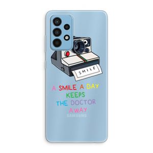 Smile: Samsung Galaxy A52 Transparant Hoesje