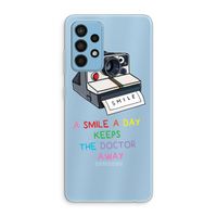 Smile: Samsung Galaxy A52 Transparant Hoesje