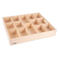 Tickit Houten Sorteerbak 14 vakjes Tickit Houten Sorteerbak 14 vakjes