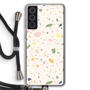 Terrazzo N°21: Samsung Galaxy S21 FE Transparant Hoesje met koord