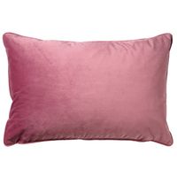 Dutch Decor - FINN - Sierkussen 40x60 cm - velvet - effen kleur - Heather Rose - roze