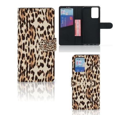 Xiaomi Redmi Note 10 Pro | Telefoonhoesje | Met pasjeshouder | Leopard