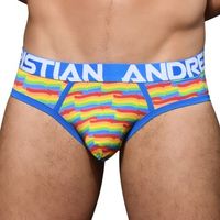 Andrew Christian Almost Naked Pride Flag Brief - thumbnail