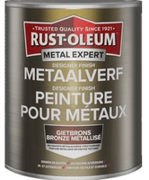 rust-oleum metal expert designer finish metaalverf gietbrons 400 ml spuitbus