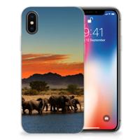 Apple iPhone X | Xs | TPU Hoesje | Olifanten