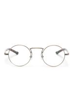 Matsuda lunettes de vue M3119 à monture ronde - Marron