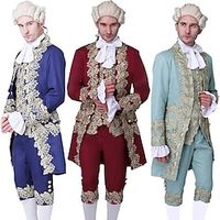Rococo Barok Victoriaans Outfits Voor heren Halloween Prestatie Feest Maskerade Jas Lightinthebox