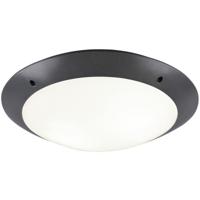 Moderne Waterdichte LED Plafondlamp Badkamer - IP54 - E27 Fitting - Mat Antraciet