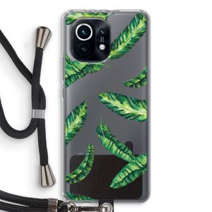 Lange bladeren: Xiaomi Mi 11 Transparant Hoesje met koord