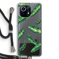 Lange bladeren: Xiaomi Mi 11 Transparant Hoesje met koord