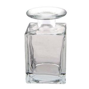 Clayre & Eef Vaas 6x6x11 cm Glas Vierkant Glazen Vaas