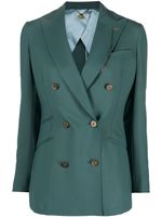 Maurizio Miri blazer cintré à boutonnière croisée - Vert