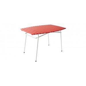 Opvouwbare Tuintafel Retro Wit/Rood