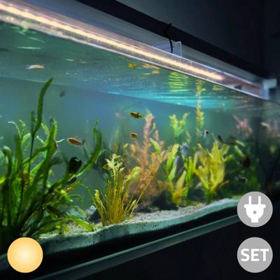 50 t/m 70 cm warm wit complete set aquarium led strip