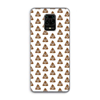 Poop emoji: Xiaomi Redmi Note 9 Pro Transparant Hoesje