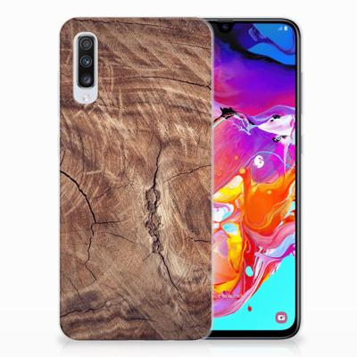 Samsung Galaxy A70 | Bumper Hoesje | Tree Trunk