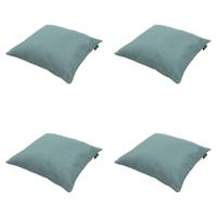 Sierkussen 50x50 Zilver eco-natuur buitenafwerking (4 stuks) Madison - Madison