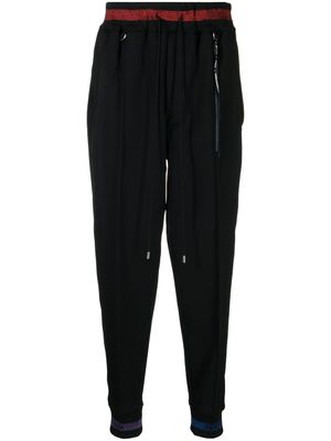 Mastermind World pantalon de jogging à détails rayés - Noir