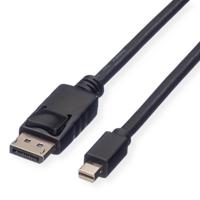 ROLINE DisplayPort kabel, DP M - Mini DP M, zwart, 5 m