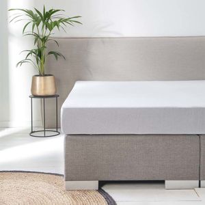 Molton Hoeslaken Luna - - 80x200 cm - Luna Bedding Matrasbeschermer - Dekbed-Discounter.nl