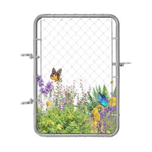 VEVOR Tuinpoort Tuinpoort Hekpoort Schakelhekpoort 117x81cm ZONDER Palen