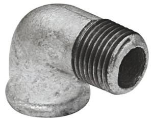 Kirchhoff Bocht van smeedbaar ijzer 90°, verzinkt, 3/4"H x 3/4"AG, (92) - 989722055