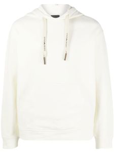Emporio Armani hoodie à lien de reserrage - Tons neutres