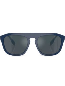 Burberry Eyewear lunettes de soleil Wren à monture pilote - Bleu