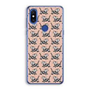 Zwarte poes: Xiaomi Mi Mix 3 Transparant Hoesje