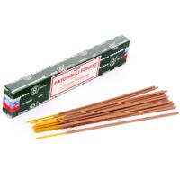 Satya Nag Champa wierrook stokjes Patchoulie Forrest geur - 12x - Lichaam in balans - Meditatie