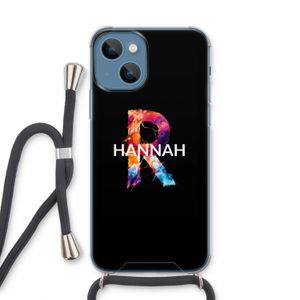 Abstract Spectrum: iPhone 13 Transparant Hoesje met koord