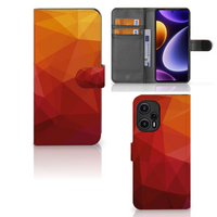 Book Case voor Xiaomi Poco F5 Polygon Red