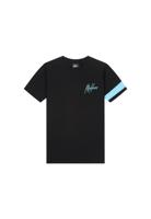 Malelions Junior Captain T-Shirt Zwart / Blauw-176 maat 176