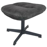 Home67 - Hocker Dorus Adore Velvet - Dark Grey 10 - thumbnail