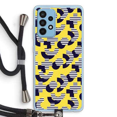 8-bit N°3: Samsung Galaxy A52 Transparant Hoesje met koord