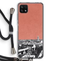 Marrakech Skyline : Samsung Galaxy A22 5G Transparant Hoesje met koord