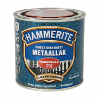 Hammerite Metaallak Hamerslag | Rood | H140 | 250ml - 5093545