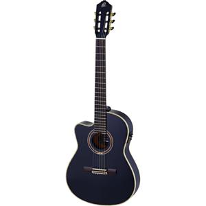 Ortega Feel Series RCE138-T4BK-L linkshandige klassieke gitaar met gigbag