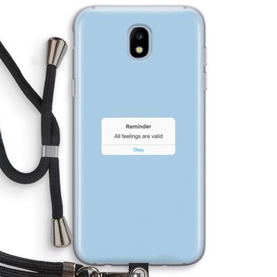 Reminder: Samsung Galaxy J5 (2017) Transparant Hoesje met koord