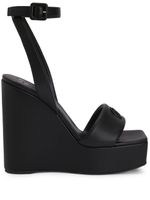 Giuseppe Zanotti sandales Meissa 130 mm à plateforme - Noir