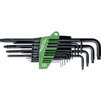 Wiha Binnen-Torx Haakse schroevendraaierset T 5, T 6, T 7, T 8, T 9, T 10, T 15, T 20, T 25, T 27, T 30, T 40, T 50 13-delig