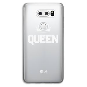 Queen zwart: LG V30 Transparant Hoesje