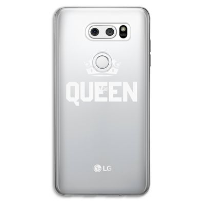 Queen zwart: LG V30 Transparant Hoesje