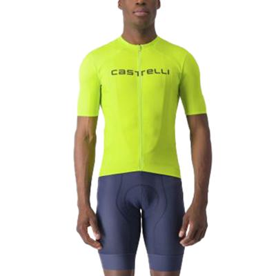 Castelli Prologo Lite fietsshirt korte mouw groen heren