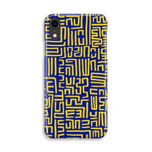 Majorelle Blue Print: iPhone XR Volledig Geprint Hoesje