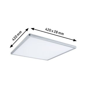 Paulmann 70995 P Atria Shine 22W 3000K 3Dim 420x420 chr LED-plafondlamp LED 22 W Chroom (mat)