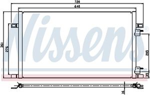 Condensor, airconditioning 94386